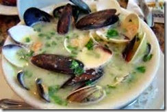 6.Garlic mussels with White Wine