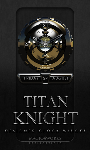 Titan Knight Clock Widget