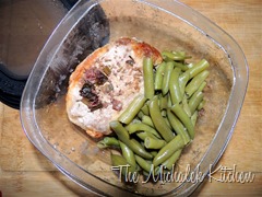 Hubbys Takeout Pom Ginger Chops w Green Beans