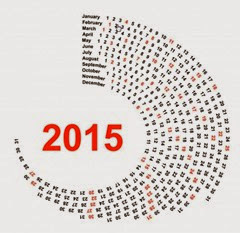 спираль календарь 2015