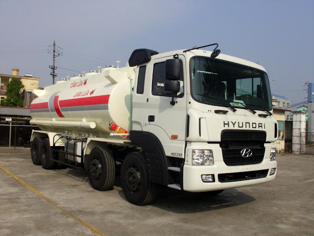 xe chở xăng dầu 22 khối Hyundai HD320