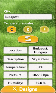 Free Nature Weather Clock Widget APK for PC