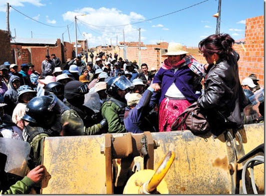 Conflictos en El Alto