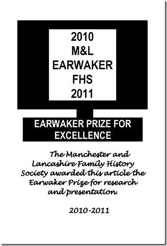 Earwaker Prize