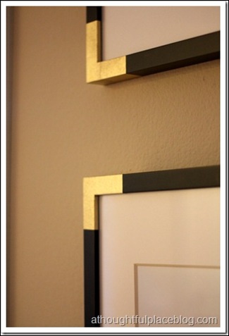 brass corner frame