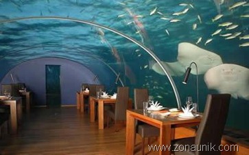 Restaurant bawah laut ( Maldives )