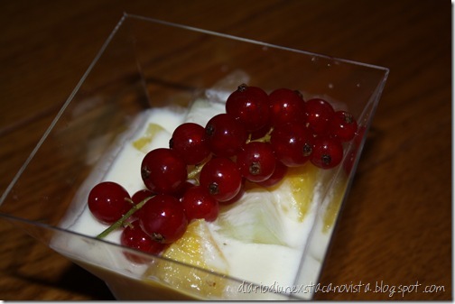 mousse melone ananas ribes