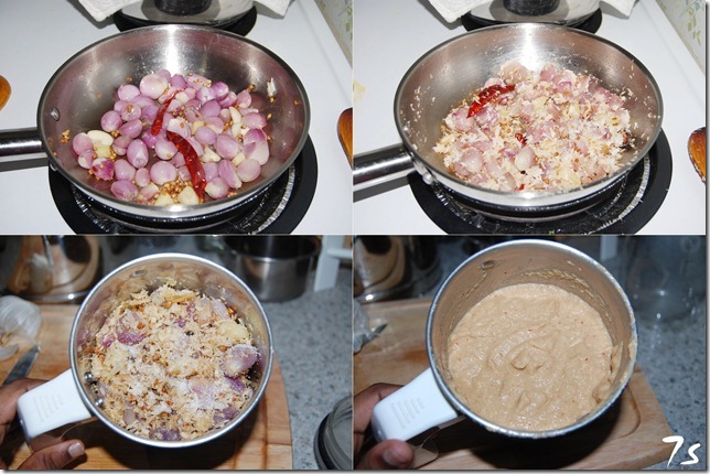 Onion chutney process