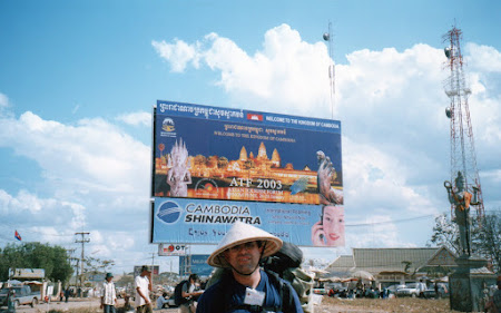 Punct frontiera cambogian la Poipet