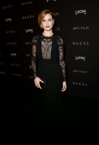 Evan Rachel Wood attends the 2014 LACMA Art   Film Gala