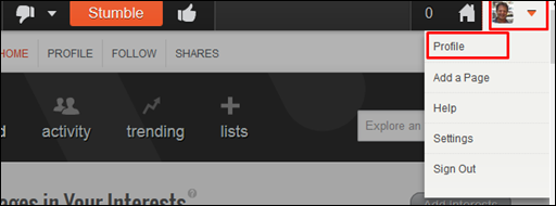 Veja apenas o que mais lhe agrada na internet -StumbleUpon - Visual Dicas