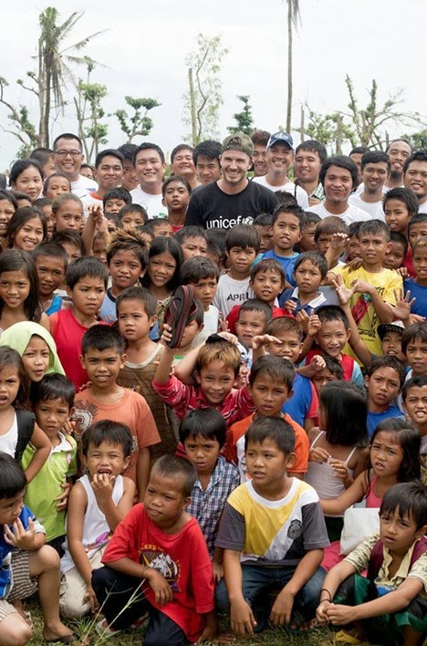 David Beckham Typhoon Haiyan Unicef (9)