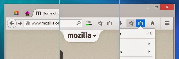 New redesigned, intuitive Firefox menu 