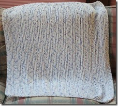 Flutterby Baby Blanket complete