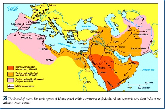 Islamic Early Conquests Map