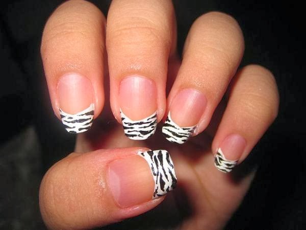 French Tip White French Tip Nail Designs