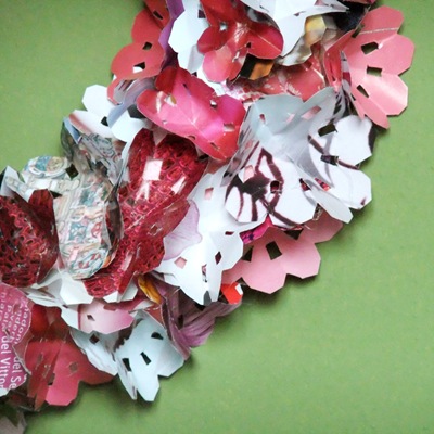 riciclo creativo fiori di carta