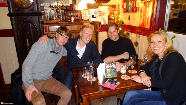 reunion with the CITY crew at cafe Middeloo in Driehuis in IJmuiden, Netherlands 