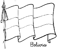 bandera civil de bolivia jugarycolorear