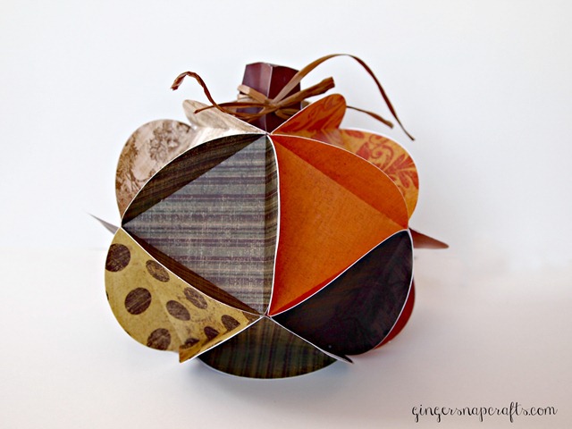paper pumpkin from Silhouette