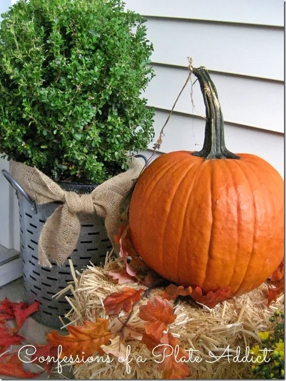 CONFESSIONS OF A PLATE ADDICT Fall Porch