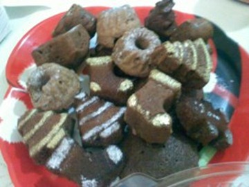 Nefercookies - mini tortas negras de navidad