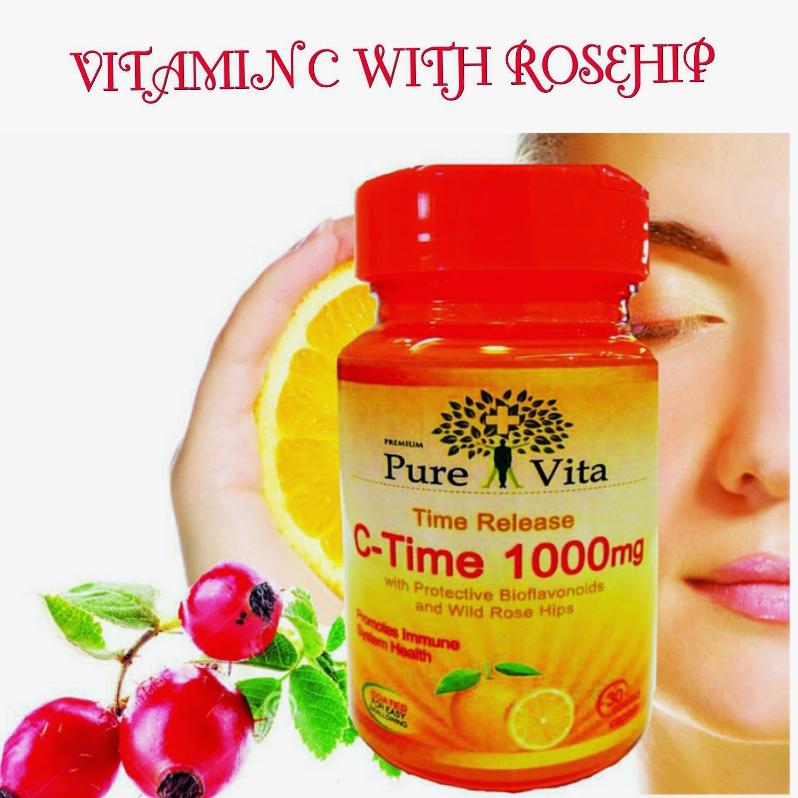 PURE VITA VITAMIN C ROSEHIP