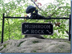 8599 Lookout Mountain, Georgia - Rock City, Rock City Gardens Enchanted Trail - Mushroom Rock sign