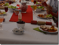 Christmas lunch ready to eat