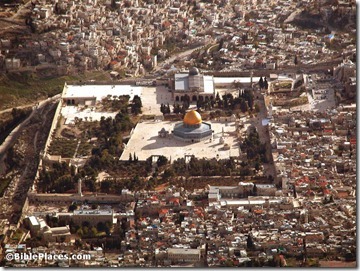 Temple Mount aerial from north, tb010703228