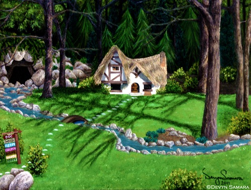 "Dwarfs' Cottage", by Devyn Samara 2011