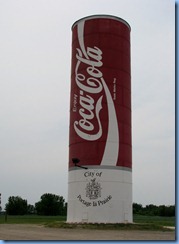 8358 Manitoba Portage la Prairie World's Largest Coke Can