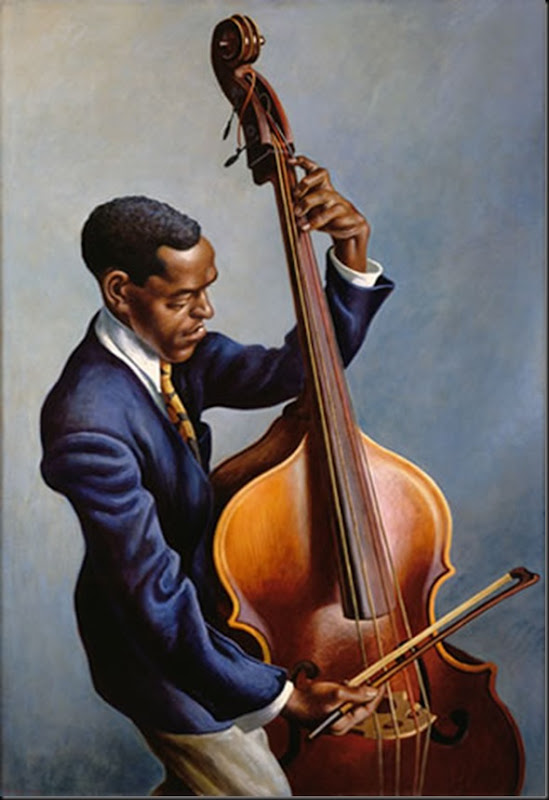 1949 Portrait of a Musician casein, tempera & oil varnish on canvas
