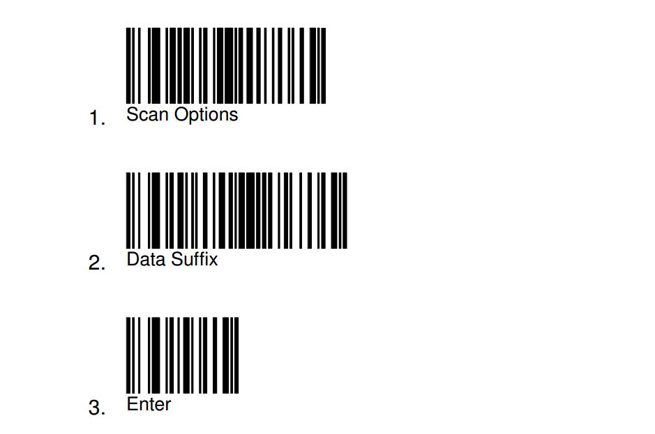 Cài đặt cho máy quét barcode Symbol LS2208
