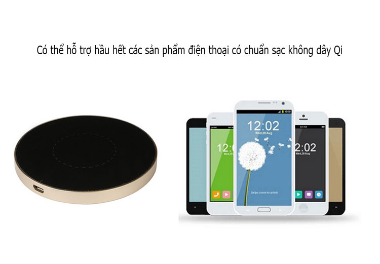 Sạc không dây Qi Sạc không dây cho điện thoại