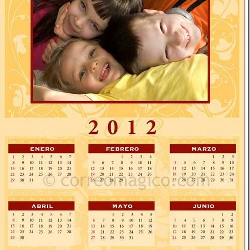 Gratis Generador de Calendarios 2012 con tu foto