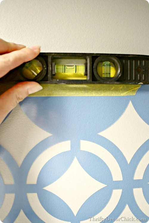 How to stencil a wall