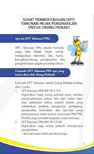 Panduan Pajak: SPT Pribadi Screenshots 5