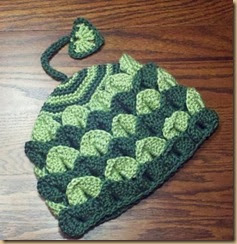 crocodile stitch hat