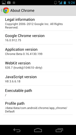 Chrome Beta Android 4-10