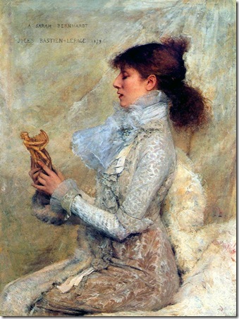 Bastien-Lepage-Jules-PORTRAIT OF SARAH BERNHARDT (1879)