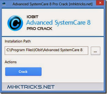 Advanced SystemCare 8 Pro crack