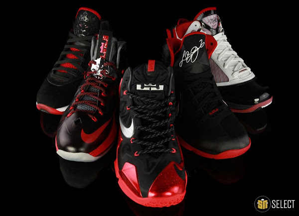 lebron james shoes black and red