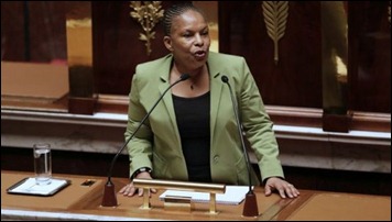 ministra da Justiça da França Christiane Taubira