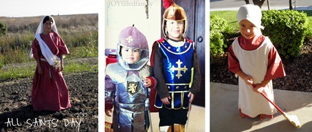 All Saints' Day Costumes JOYfilledfamily kids