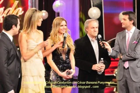 Sofía Zámolo y Cristian Centurión con César Banana Pueyrredón...JPG