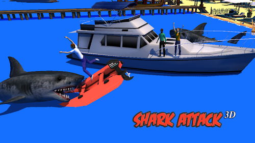 Android application Shark Attack 3D Simulator screenshort