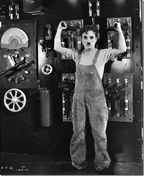 Charles Chaplin in Modern Times (1936)