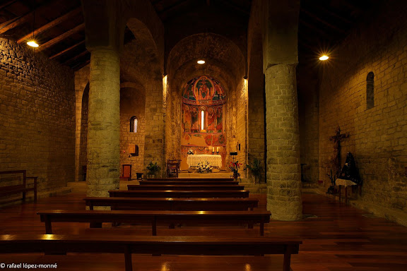 Esglesia romanica de Santa Maria de Taüll segles XI i XII. La Vall de Boí, Alta Ribagorça. © RLM