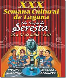 Cartaz XXX Semana Cultural de Laguna